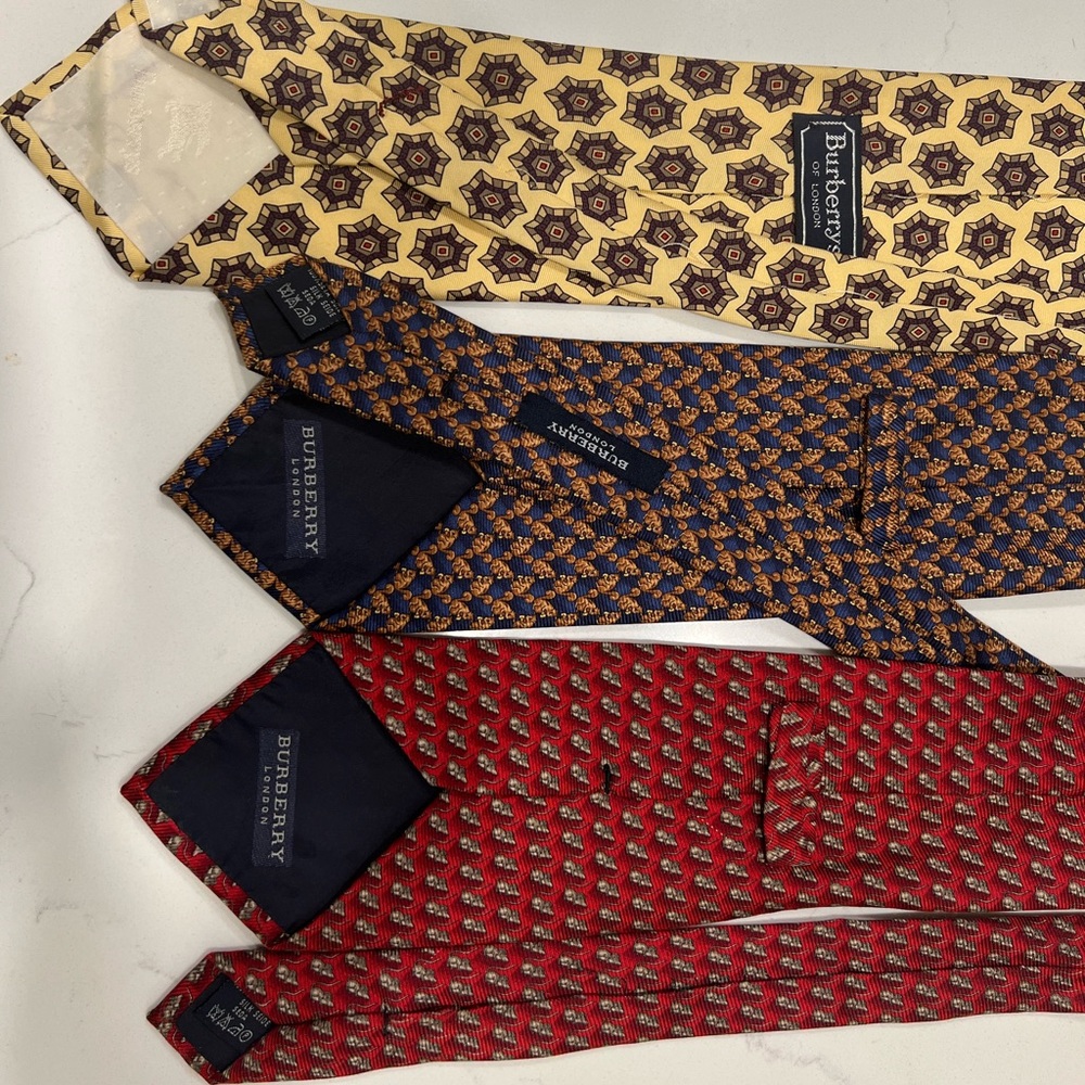 Burberry ties